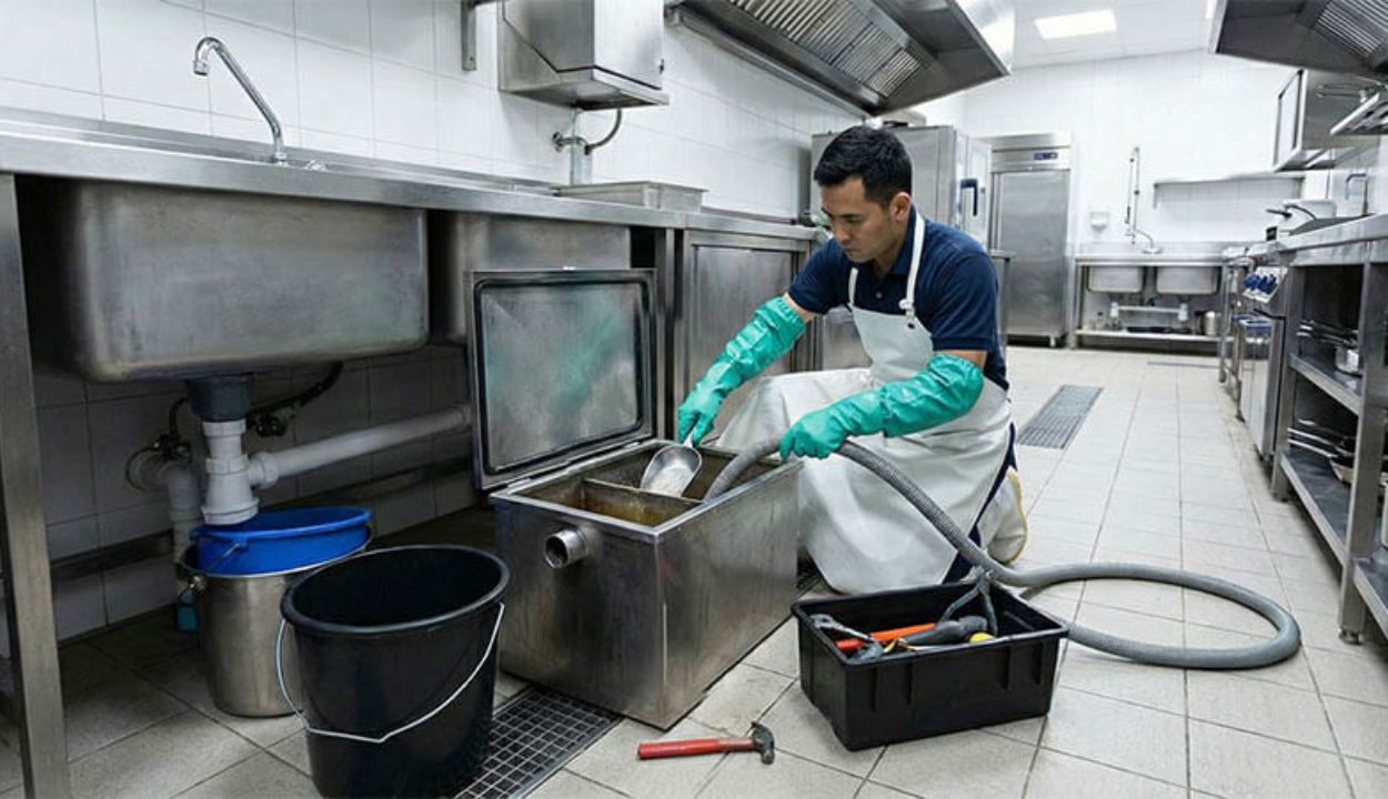 Commercial grease trap cleaning Austin